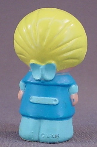 Tree Tots Treehouse Footman In A Blue Uniform Figure From A Royal Castle Coach Or Carriage Set, Blond Hair, Also A Part Of The Mysterious Pumpkin Set, 1977 Kenner, Vintage Toy