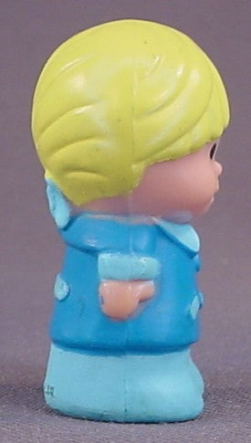 Tree Tots Treehouse Footman In A Blue Uniform Figure From A Royal Castle Coach Or Carriage Set, Blond Hair, Also A Part Of The Mysterious Pumpkin Set, 1977 Kenner, Vintage Toy
