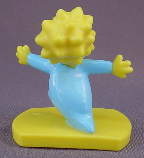 The Simpsons Maggie Figure, 2003 Kellogg's Cereal Premium, Simpson Family, 2 Inches Tall, PVC Figure On A Base, Kelloggs, Kellogg