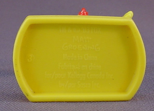 The Simpsons Maggie Figure, 2003 Kellogg's Cereal Premium, Simpson Family, 2 Inches Tall, PVC Figure On A Base, Kelloggs, Kellogg