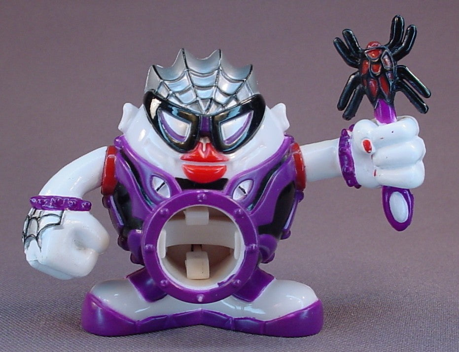 Mighty Marble Heroes Marble Shooters Black Spider Figure Toy, 2005 Imperial, 2 3/4 Inches Tall
