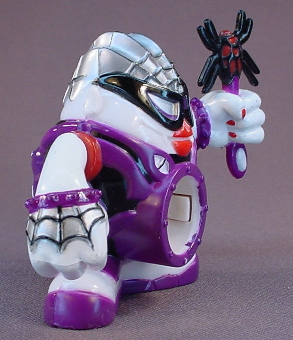 Mighty Marble Heroes Marble Shooters Black Spider Figure Toy, 2005 Imperial, 2 3/4 Inches Tall