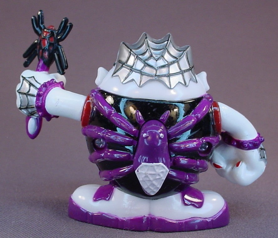 Mighty Marble Heroes Marble Shooters Black Spider Figure Toy, 2005 Imperial, 2 3/4 Inches Tall