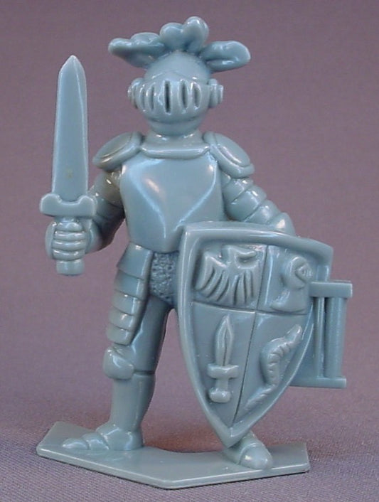 Scooby-Doo Haunted House 3D Board Game Replacement Gray Knight Figure, 3 1/4 Inches Tall, 2007 Pressman