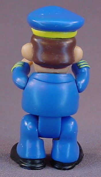 Keenway Big Steps Airline Pilot Figure, 2 1/2 Inches Tall, The Arms & Legs Move, The Head Swivels, Keenway Big Steps Holiday Flight, Keenway Jumbo Jet, Action Figure