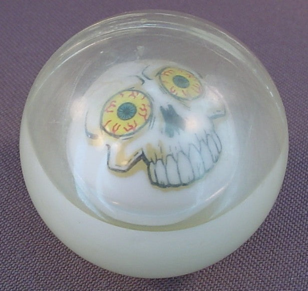 Taco Bell Monster Eyes Bones The Skull Creepy Roller Floating Ball Toy, 2 Inches Across, 1997