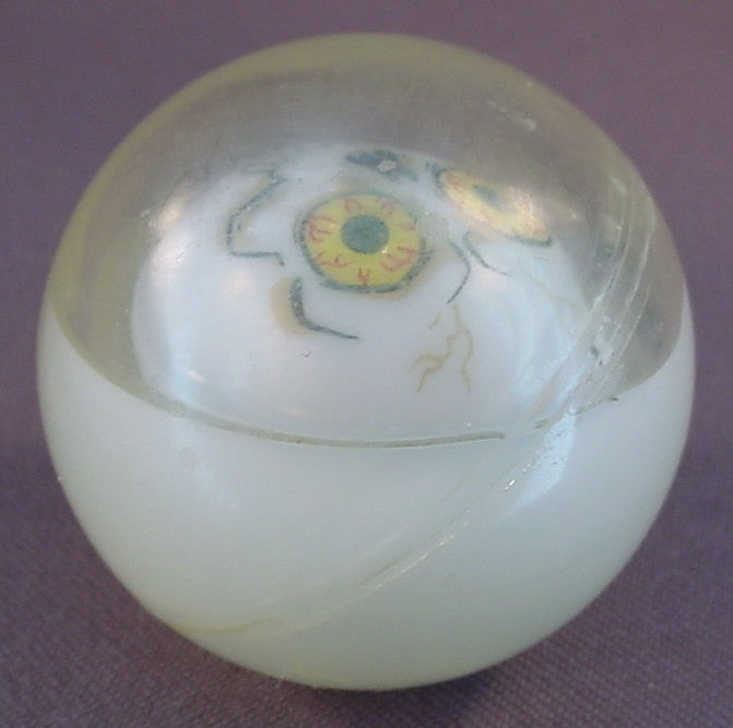Taco Bell Monster Eyes Bones The Skull Creepy Roller Floating Ball Toy, 2 Inches Across, 1997
