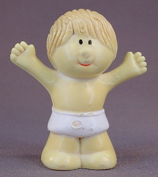 Lakeside 1982 Tubtown Baby Figure Toy, 2 Inches Tall, Hard Plastic, Vintage Toy, Tub Town