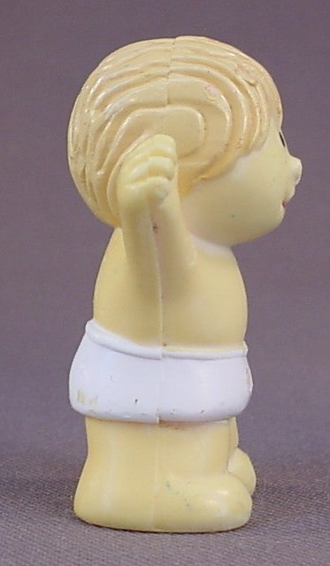 Lakeside 1982 Tubtown Baby Figure Toy, 2 Inches Tall, Hard Plastic, Vintage Toy, Tub Town