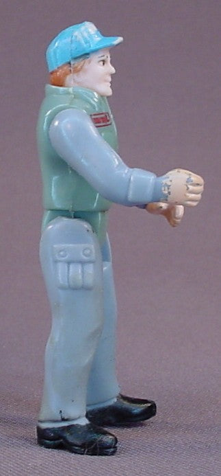 Buddy L Bus Driver Or Mechanic Figure, 1981 Buddy L School Bus Set #6335, Buddy L Greyhound Or Americruiser Bus Sets, 2 3/4 Inches Tall, The Head Arms & Legs Move, Vintage Action Figure Toy