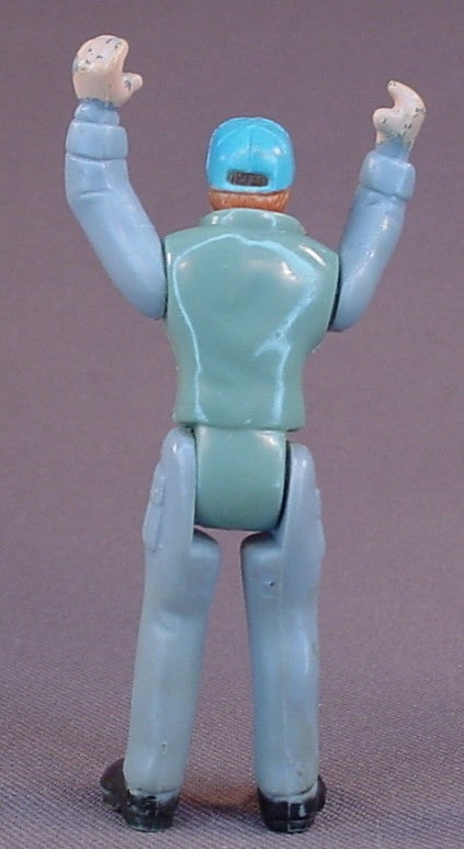 Buddy L Bus Driver Or Mechanic Figure, 1981 Buddy L School Bus Set #6335, Buddy L Greyhound Or Americruiser Bus Sets, 2 3/4 Inches Tall, The Head Arms & Legs Move, Vintage Action Figure Toy
