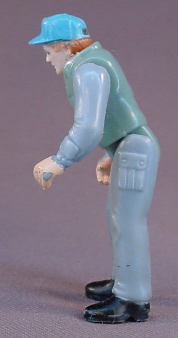 Buddy L Bus Driver Or Mechanic Figure, 1981 Buddy L School Bus Set #6335, Buddy L Greyhound Or Americruiser Bus Sets, 2 3/4 Inches Tall, The Head Arms & Legs Move, Vintage Action Figure Toy