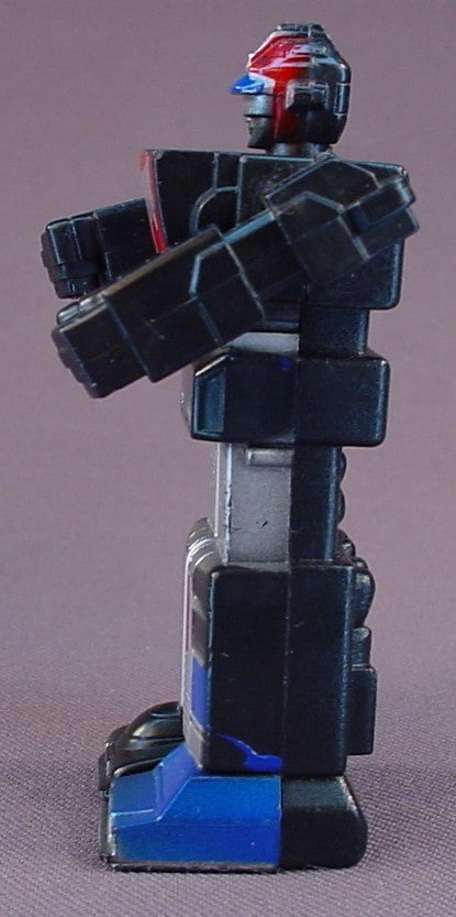 Turbo Robo #3 Super Kousoku Sentai Turboranger Action Figure, 1992, Possibly Bandai But Is Unmarked, 3 1/4 Inches Tall, The Arms Move, Vintage Plastic Toy