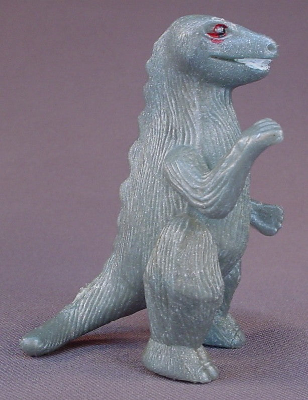 Godzilla Vintage Kaiju Figure, 3 Inches Tall, Gray With Red Eyes, No Markings, From What I Can Find It Is From The 1980's
