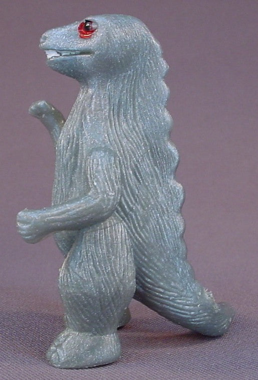 Godzilla Vintage Kaiju Figure, 3 Inches Tall, Gray With Red Eyes, No Markings, From What I Can Find It Is From The 1980's