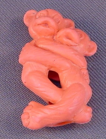 Diener Hugging Monkeys Pencil Topper Eraser Figure, Vintage, 1 3/4 Inches Tall, 1991 Diener