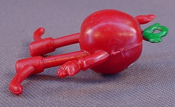 Munch Bunch Apple Pencil Topper Figure, 1 5/8 Inches Tall, Vintage, Hong Kong