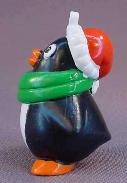 Topps Christmas Penguin PVC Figure, Ornament, Pencil Topper, 2 Inches Tall, 2001 Topps