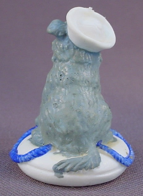 Topps Gilligan's Island TV Show Promotion Fifi Dog Sitting On A Life Ring From The S. S. Minnow PVC Figure, 1 3/4 Inches Tall, Vintage, 1997 Topps