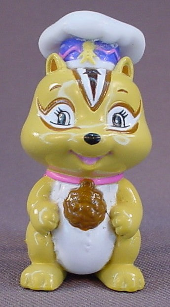 Strawberry Shortcake Chocolate Chipmunk Ginger Snap's Pet PVC Figure, 2 Inches Tall, TCFC, 2002 Bandai