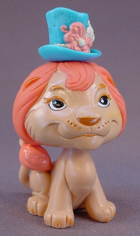 Yummi-Land Macy Maple Cream Lion Pet Figure, Natty Nutty Sundae, Sundae Pop, Soda Pop Girls, 3 Inches Tall, Bobble Head, 2007 MGA