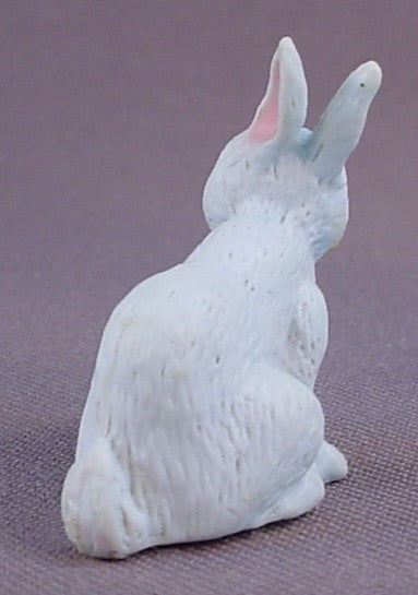 Puppy In My Pocket, #6 Mini Rex Gray Bunny Rabbit Animal Figure, Vintage, 1994 M.E.G.