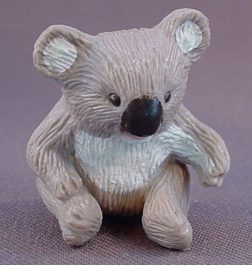 Puppy In My Pocket, Koala Bear Family, #7 Katie, Set Of 2 Mother Animal Figures And 2 Different Baby Koala Figures, Baby Surprise, Jungle In My Pocket, Vintage, 1996 M.E.G.
