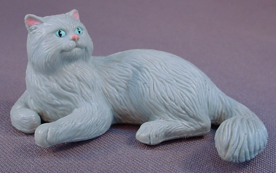 Kitty In My Pocket #54 Jenny Gray Persian Cat Family, Mother And 3 Kittens, Vintage, Puppy In My Pocket, 1995 M.E.G.