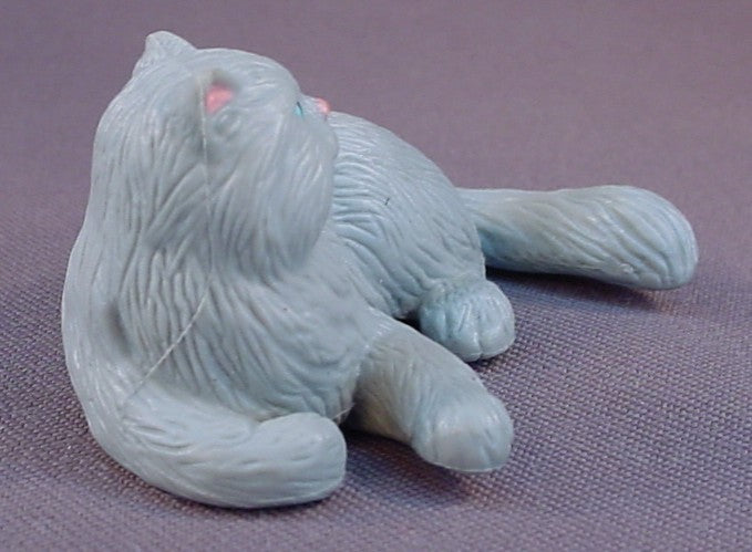 Kitty In My Pocket #54 Jenny Gray Persian Cat Family, Mother And 3 Kittens, Vintage, Puppy In My Pocket, 1995 M.E.G.