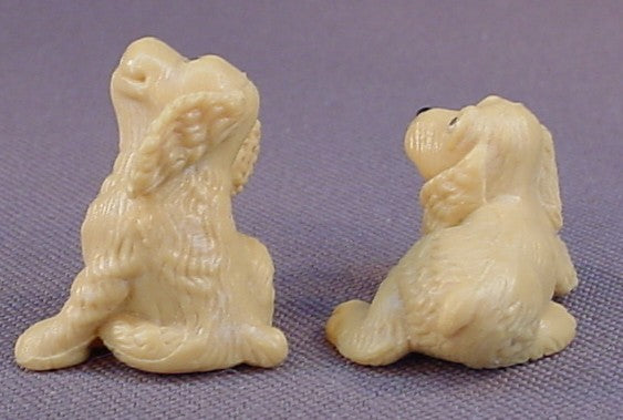 Puppy In My Pocket #77 Jasmine Family 2 Baby Cocker Spaniel Puppies, Vintage, 1994 M.E.G.