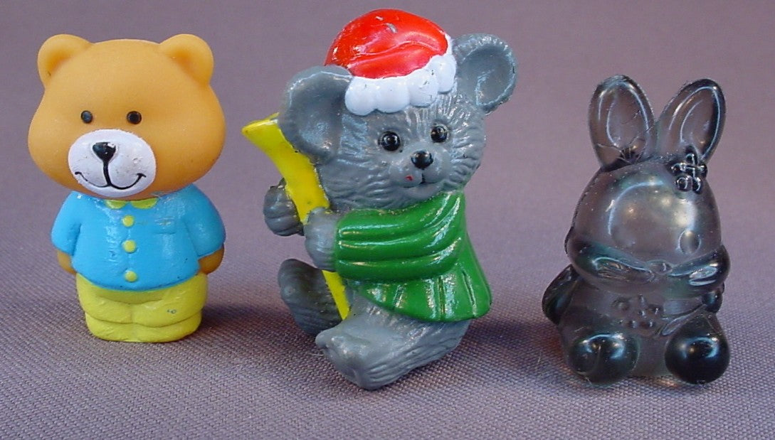 Pencil Toppers, Straw Or Pencil Riders, Erasers, Lot Of 13 Different Figures