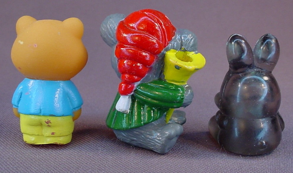 Pencil Toppers, Straw Or Pencil Riders, Erasers, Lot Of 13 Different Figures
