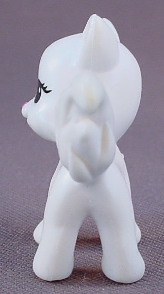 Polly Pocket White Kitty Cat Figure From A Sparkle Style House, #M0294, 55584, 2007 Mattel