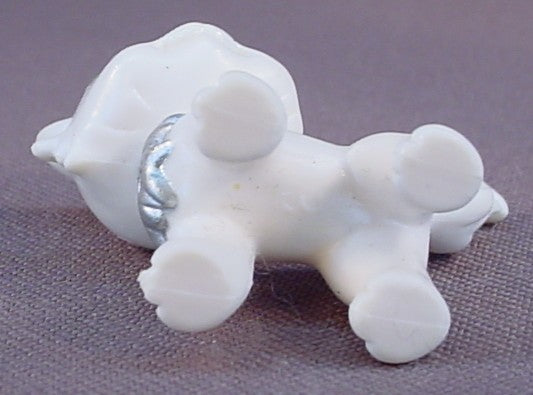 Polly Pocket White Kitty Cat Figure From A Sparkle Style House, #M0294, 55584, 2007 Mattel
