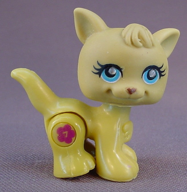 Polly Pocket Sparklin' Pets #07 Light Brown Kitty Cat, Pirouette Pairs, 2007 Mattel