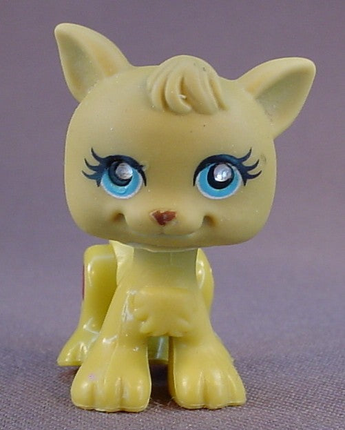 Polly Pocket Sparklin' Pets #07 Light Brown Kitty Cat, Pirouette Pairs, 2007 Mattel