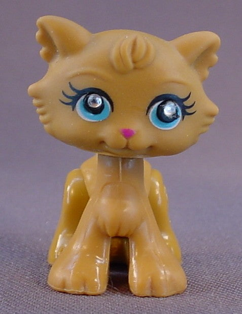 Polly Pocket Sparklin' Pets #05 Brown Kitty Cat, Pirouette Pairs, 2007 Mattel