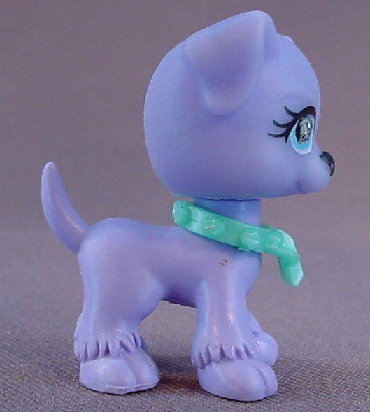 Polly Pocket Sparklin' Pets Lavender Purple Puppy Dog, Dressin' To Show #N 0743, 2008 Mattel