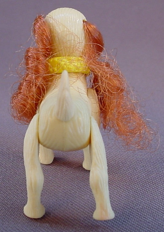 Polly Pocket Happenin' Pet Pals Ginger Dog, From A Lea & Ginger Set, The Legs And Head Both Move, 2 Inches Tall, 2001 Mattel
