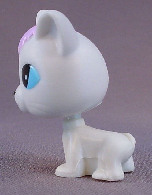 Mannix Pet Place White Dog Figure, Bobblehead, Similar To Littlest Pet Shop, Early 2000's, Bobble Head
