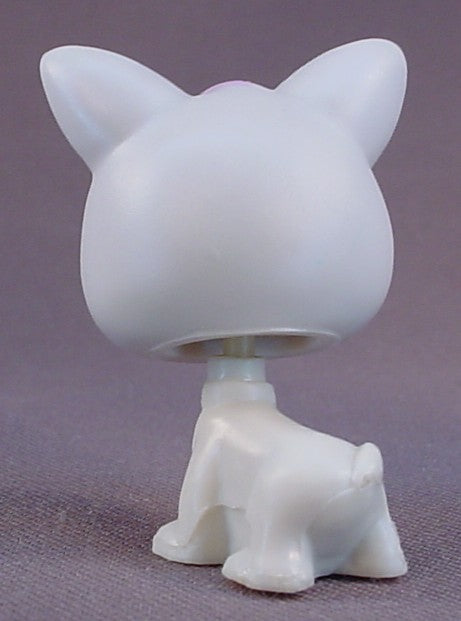 Mannix Pet Place White Dog Figure, Bobblehead, Similar To Littlest Pet Shop, Early 2000's, Bobble Head