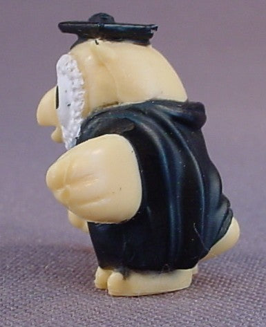 Teeny Weeny Families Owl Figure From An Owl School In A Boot Playset, High School Teacher Or College Graduate, University, 1 Inch Tall, Vintage, 1995 Vivid Imaginations, Similar To Polly Pocket