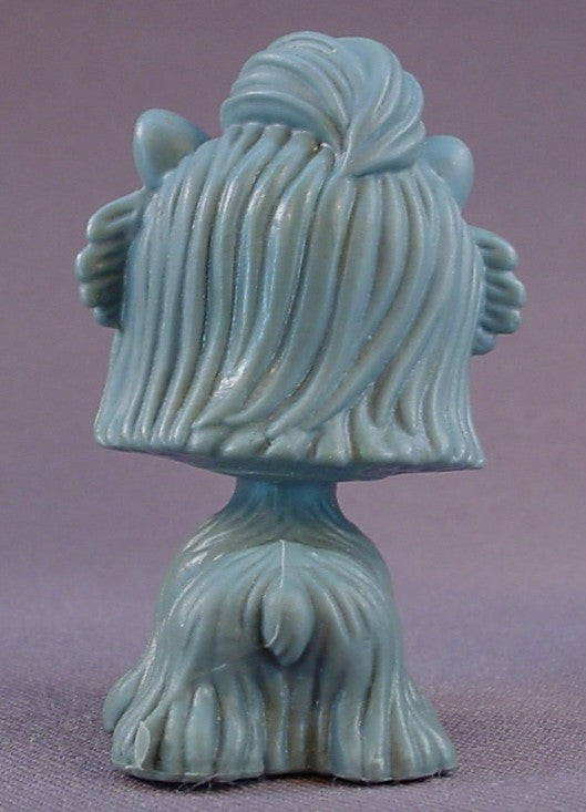 My Pet Pals Chic Boutique Gray Yorkie Dog With Blue Bows, Similar To Littlest Pet Shop, 2006 To 2008 Mattel