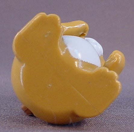 Itzy Bitzy Pals Brown Dog Toy, Press The Tail To Make The Paw Go Up, 1 7/8 Inches Tall, Vintage, 1993 Talentoy Factory