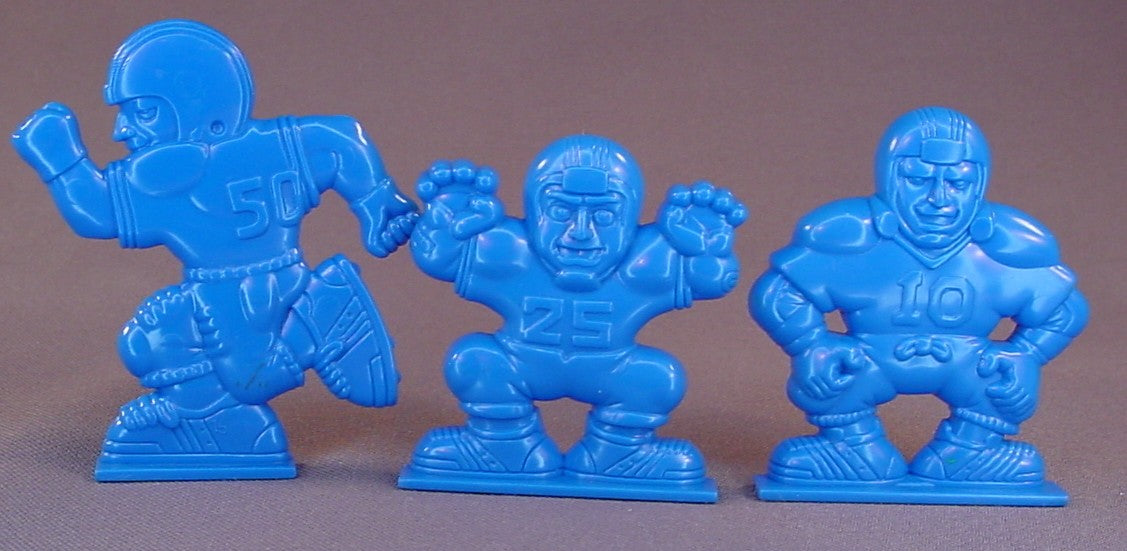 Wendy's 1994 Good Sports Plastic Football Player Lot Of Three Toys, Figures, Wends Restaurant
