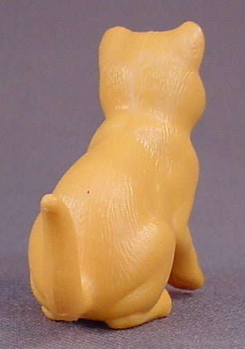 Barbie Pet Doctor Love And Care Vet Centre #67597 Orange Cat PVC Figure, 1 5/8 Inches Tall, Vintage, 1997 Mattel