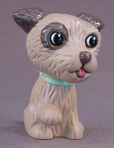 Barbie My Scene Masquerade Madness Brown Dog PVC Figure, Pet For A Madison Doll, 2 Inches Tall, 2004 Mattel, My Scene Teen, Madison Westley Bella
