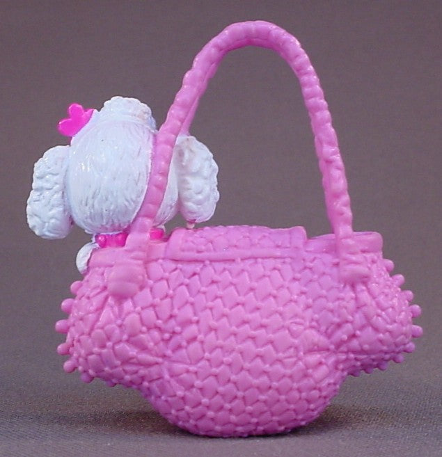 Barbie My Scene Fashion Fever Paris Poodle In A Pink Purse Accessory, Target Exclusive, 2009 Mattel