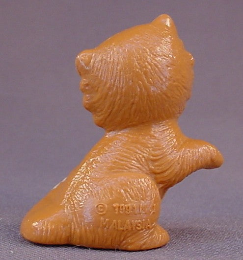 Barbie Pet Pals Orange Cat Figure From A Courtney Doll Set #2710, Hard Plastic, 1 3/4 Inches Tall, Vintage, 1991 Mattel