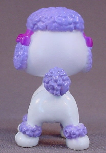 Barbie My Pet Pals Chic Boutique Lilac Purple Poodle Dog PVC Figure, 2 1/4 Inches Tall, 2006 Mattel